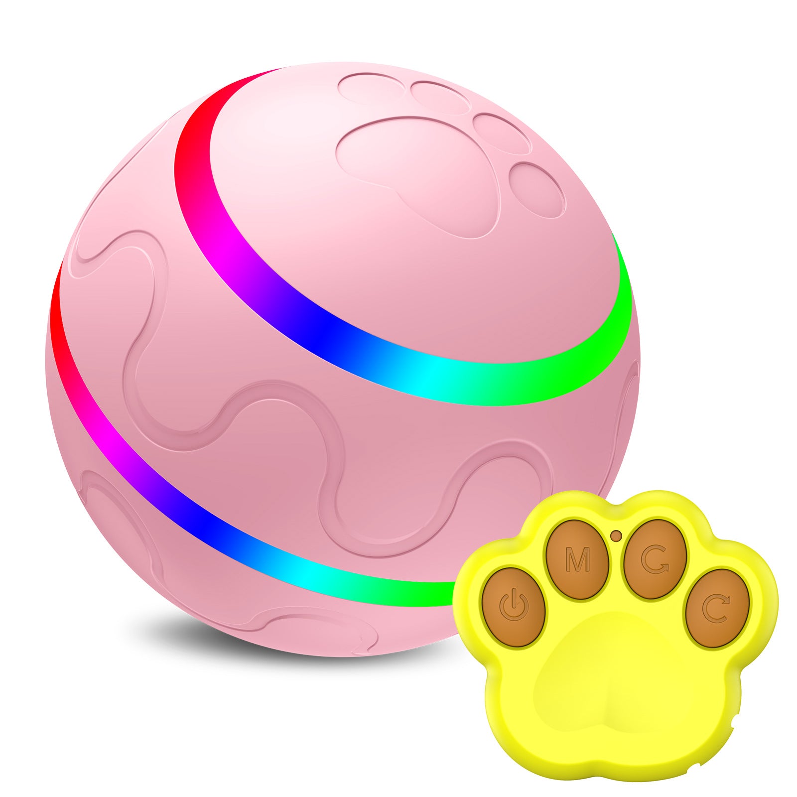 Self-Rotating Ball Toy — USB Rechargeable Automatic Motion Ball