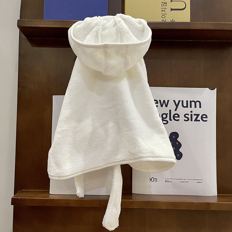 Dog Bathrobe Quick-Dry Towel Wrap — Absorbent Bath Robe for All Seasons
