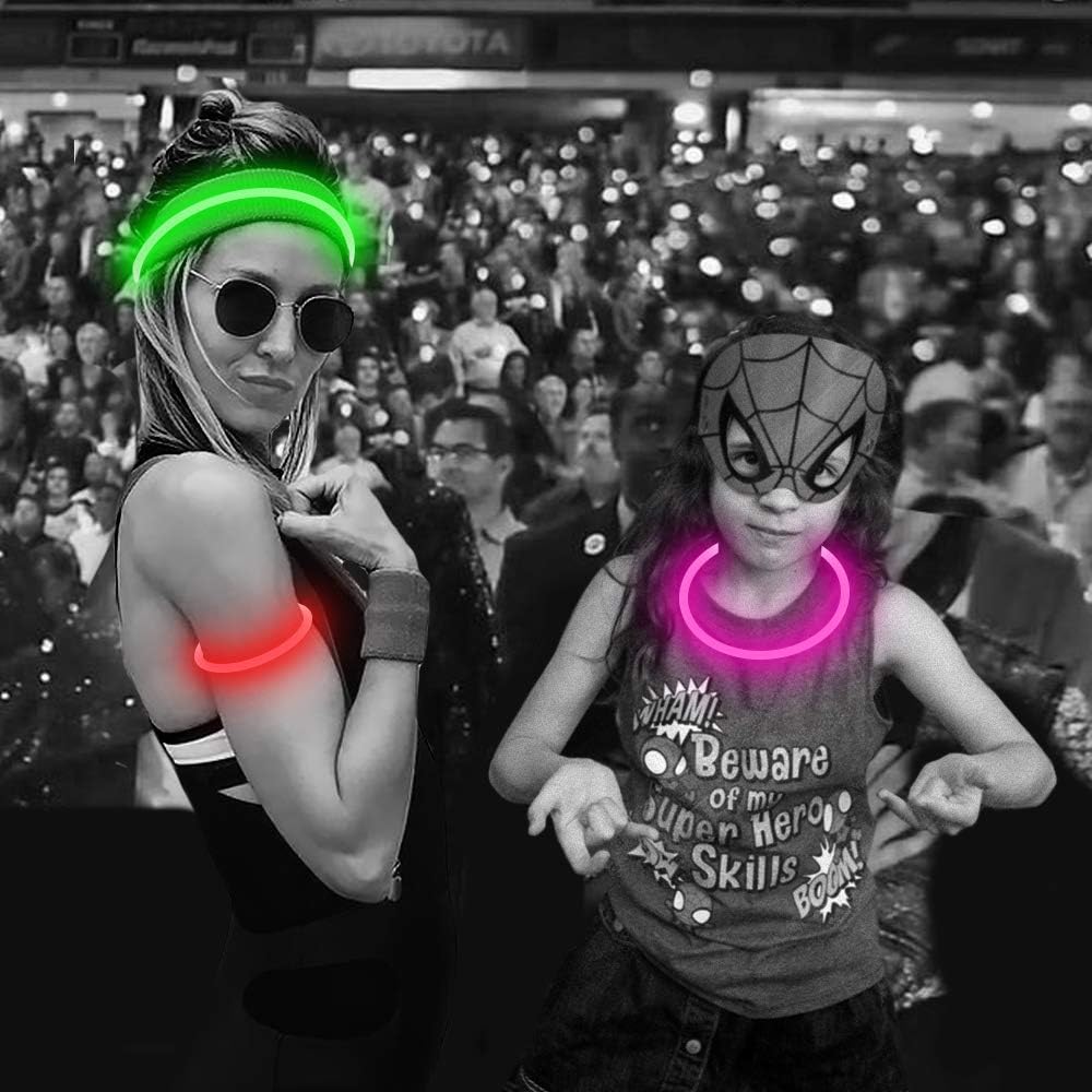 LED Dog Safety Collar — USB Rechargeable Glow-in-the-Dark Necklace