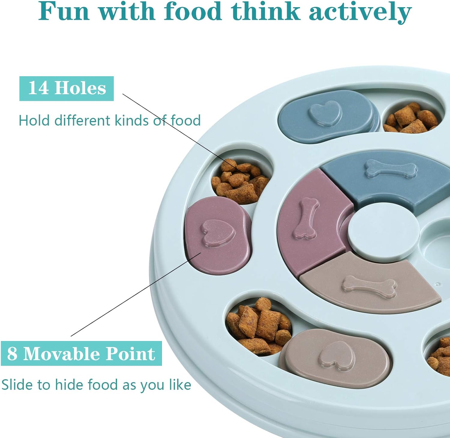 Interactive Dog Puzzle Toy — IQ Training Treat Dispenser Ball
