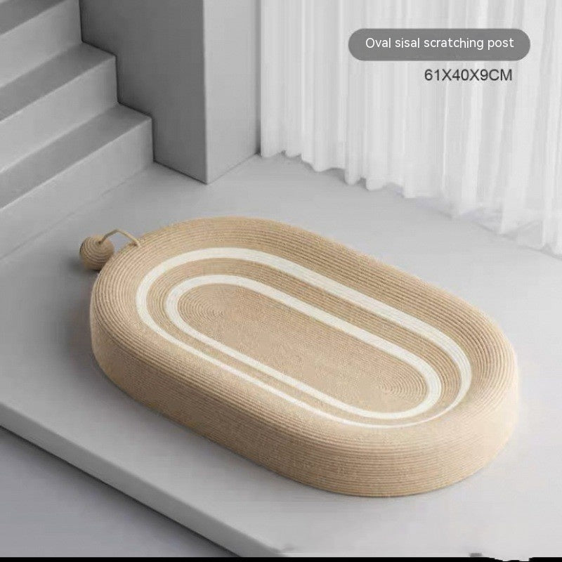 Sisal Cat Scratch Basin — Durable Bowl-Style Scratching Pad