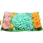3D Multicolored Snuffle Mat — Nose-Work Enrichment Foraging Toy