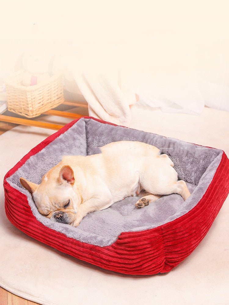 Cozy Dog Bed — Soft Cushioned Sleeping Pad for Small & Medium Dogs