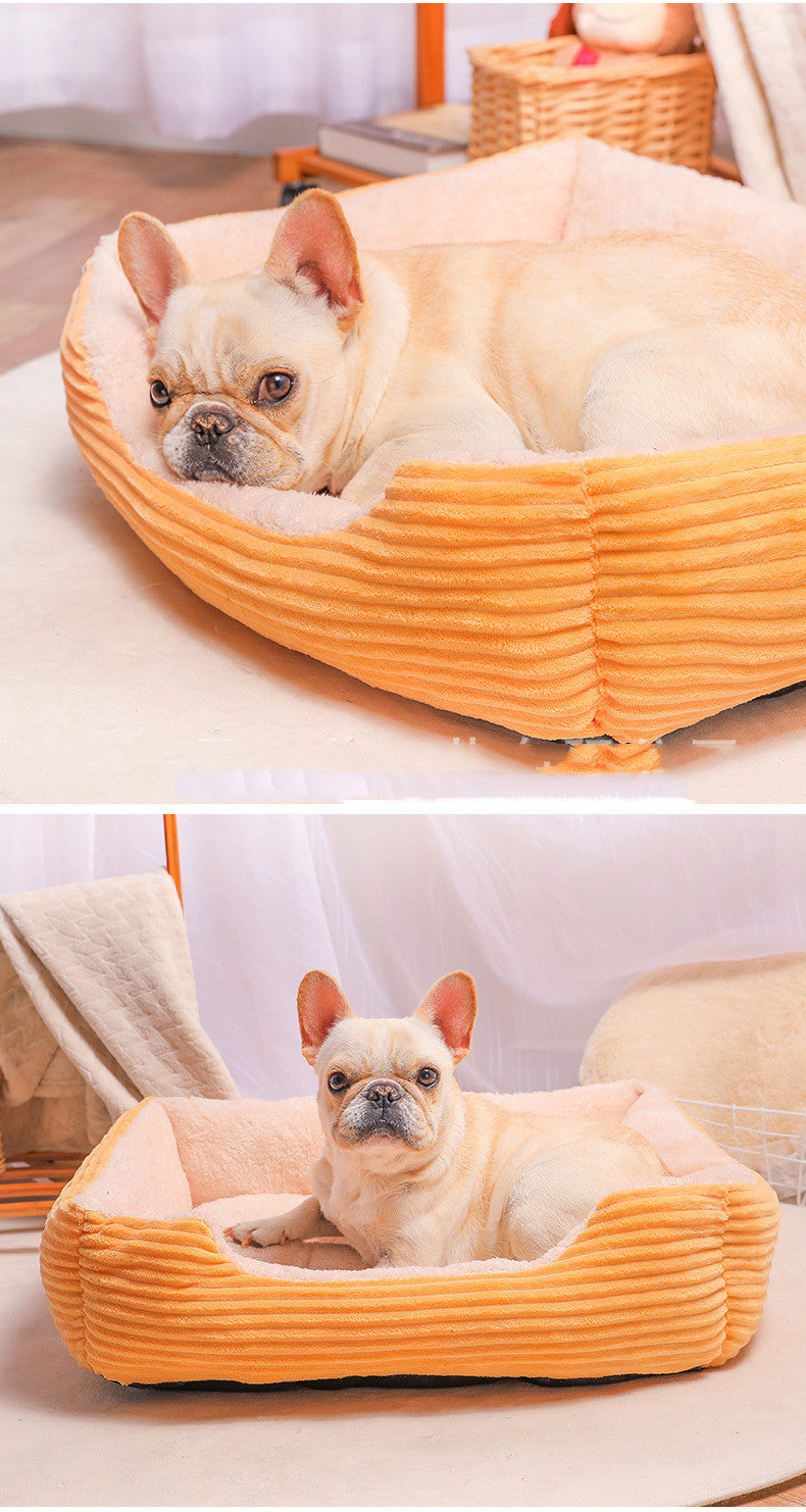 Cozy Dog Bed — Soft Cushioned Sleeping Pad for Small & Medium Dogs