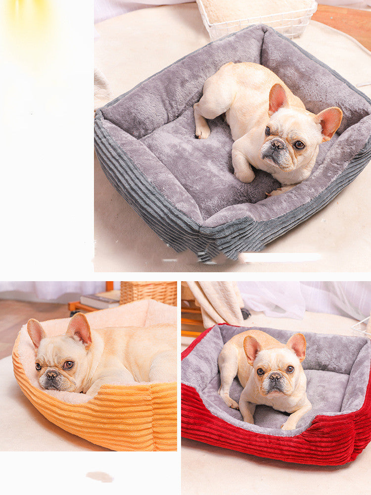 Cozy Dog Bed — Soft Cushioned Sleeping Pad for Small & Medium Dogs