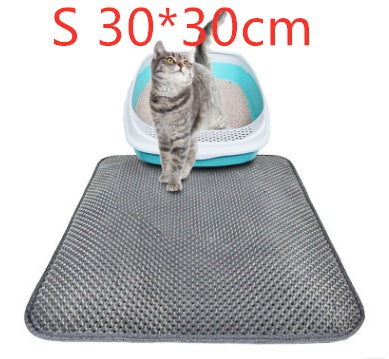 Waterproof Honeycomb Cat Litter Trapping Mat for Clean Floors