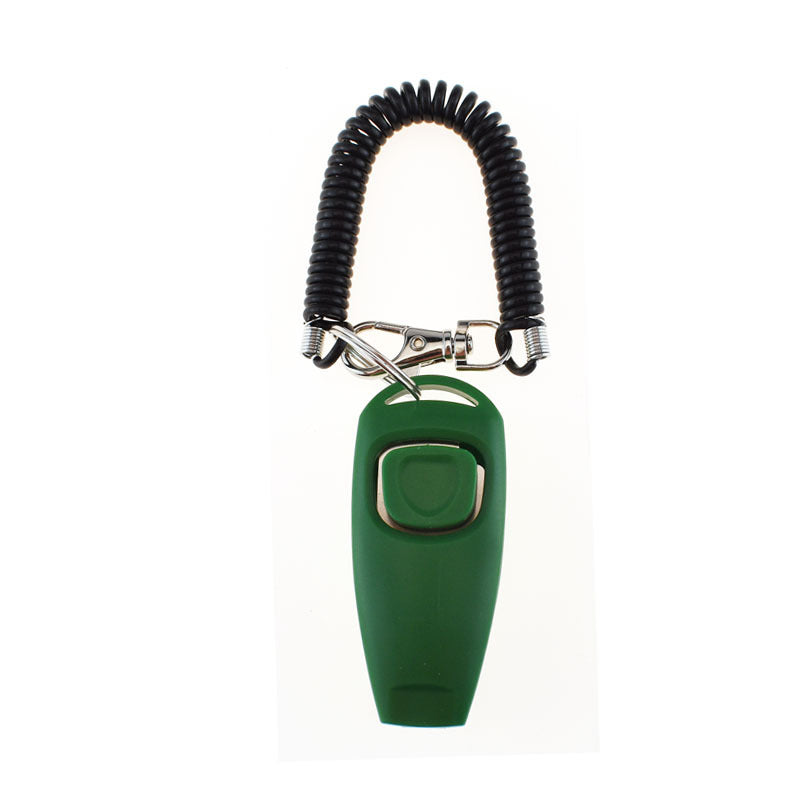 2-in-1 Dog Training Clicker & Whistle Bracelet — Wearable Pet Trainer