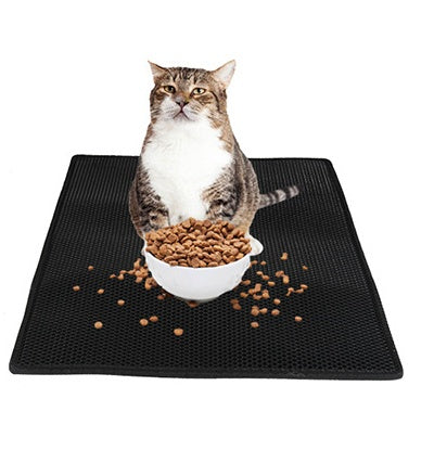 Waterproof Honeycomb Cat Litter Trapping Mat for Clean Floors