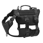 Tactical No-Pull Dog Harness With Dual Handles — Reflective, Large Dogs
