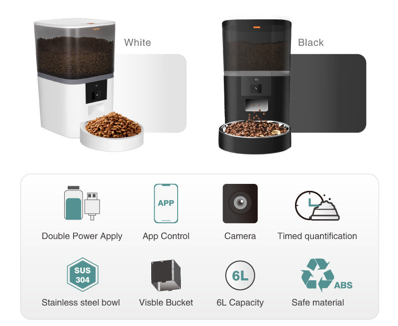 Smart HD Video Pet Feeder With Adjustable Feeding Control