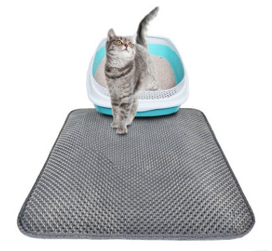 Waterproof Honeycomb Cat Litter Trapping Mat for Clean Floors