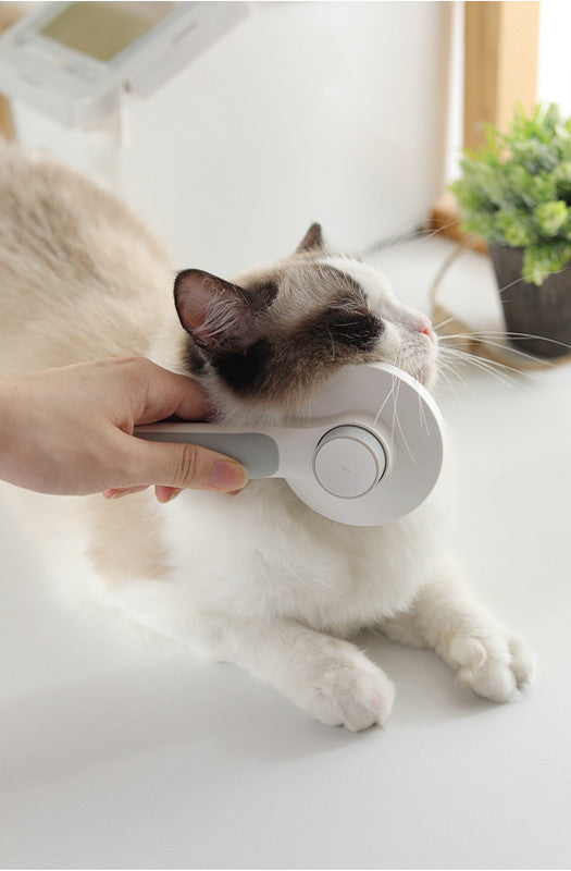 Premium Round Handle Pet Grooming Comb for Dogs & Cats