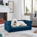 Elevated Rectangle Dog Sofa Bed — Modern Couch Style for Small & Medium Dogs