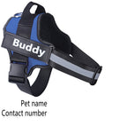 Custom Patch No-Pull Dog Harness — Reflective & Breathable, All Sizes