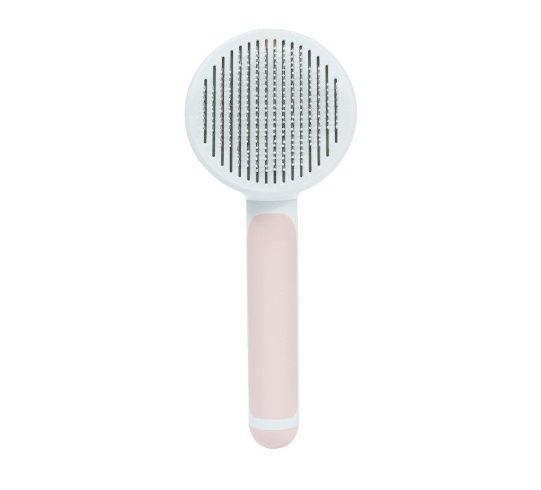 Premium Round Handle Pet Grooming Comb for Dogs & Cats