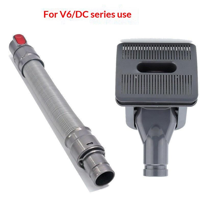 Pet Grooming Vacuum Brush Attachment — Hose Nozzle for Dog & Cat Hair