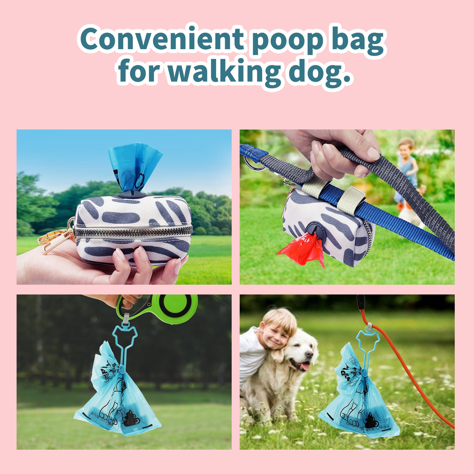 Eco-Friendly Compostable Dog Poop Bags — Thick & Leak-Proof