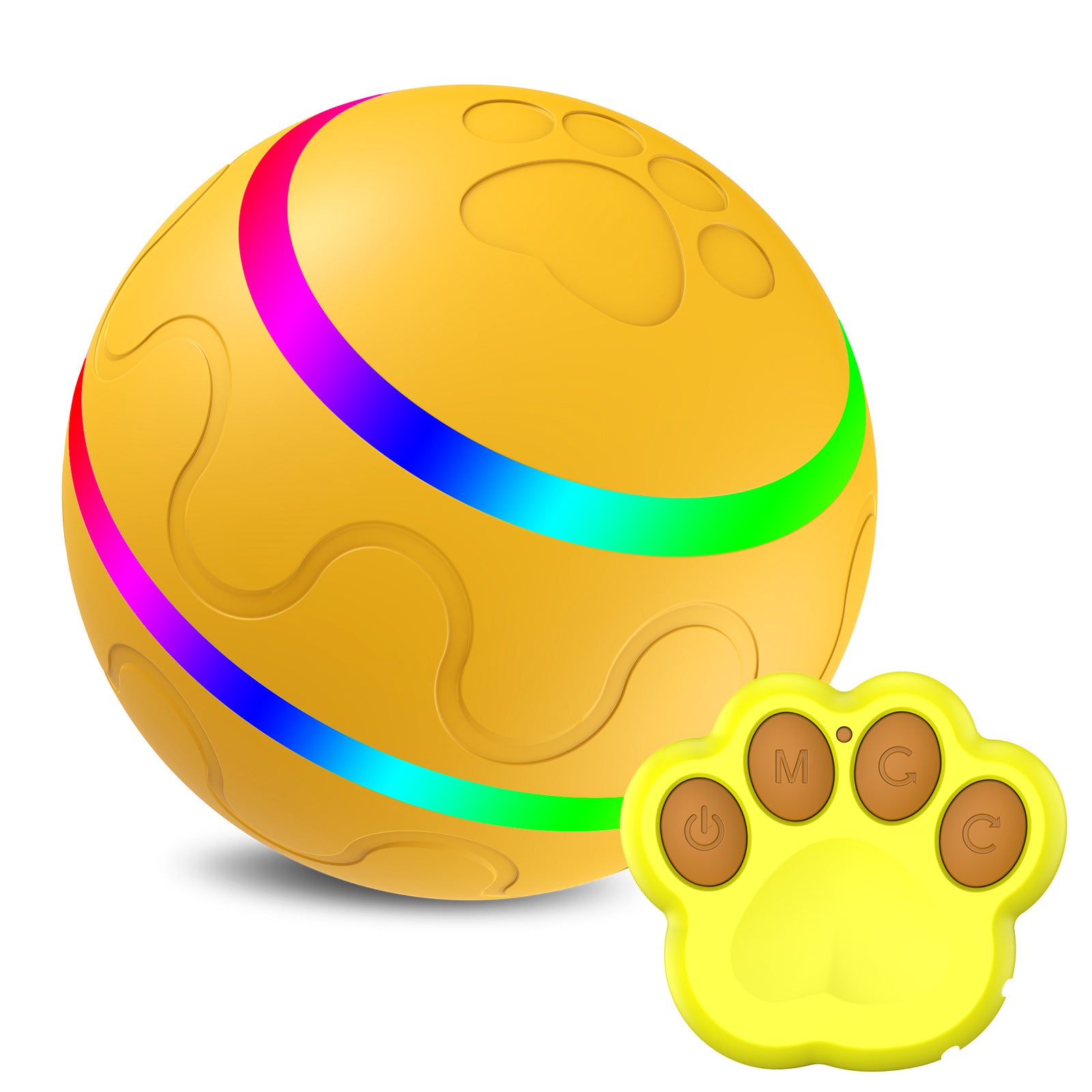 Self-Rotating Ball Toy — USB Rechargeable Automatic Motion Ball