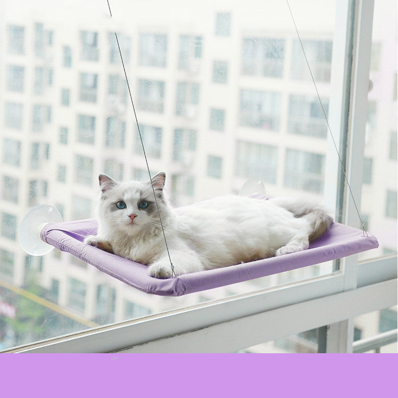 Cat Window Hammock — Suction Cup Wall-Mounted Perch for Cats