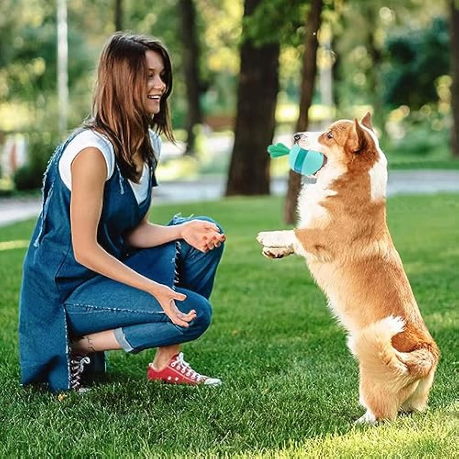 Durable Rubber Dog Puzzle Ball — Interactive Treat-Dispensing Chew Toy