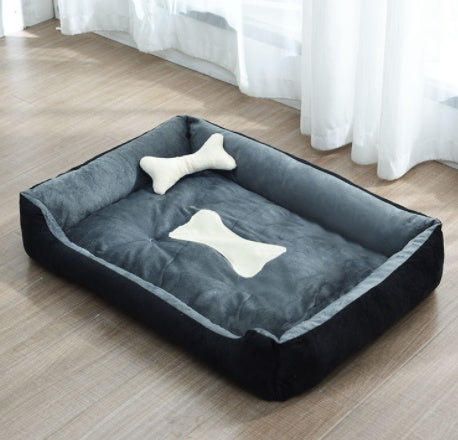 All-Season Dog Kennel Bed Mat — Soft Sleeping Pad for Small & Medium Dogs