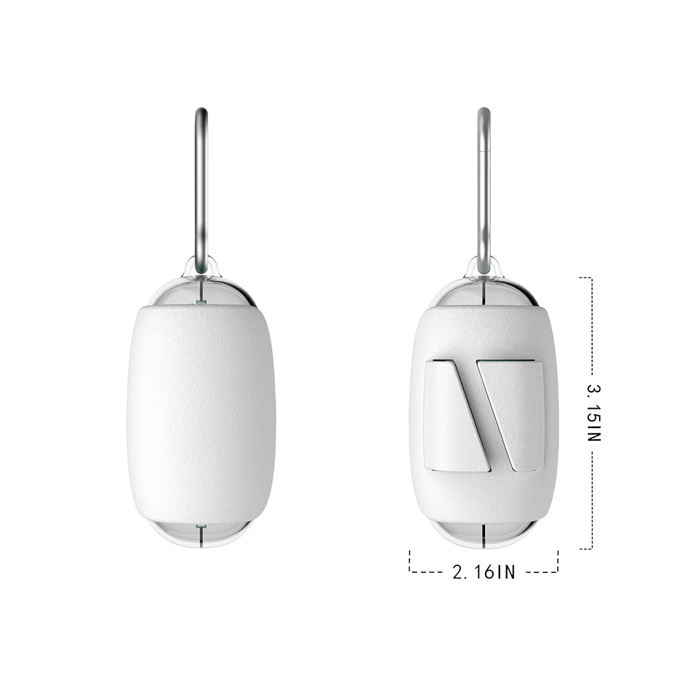 Dog Poop Bag Dispenser With Leash Clip — Capsule Style, Biodegradable Bags