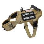 Tactical No-Pull Dog Harness — Adjustable Reflective Vest with Handle