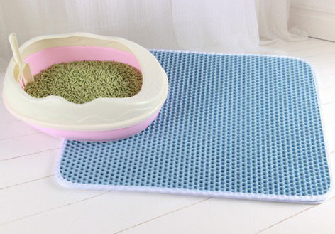Waterproof Honeycomb Cat Litter Trapping Mat for Clean Floors