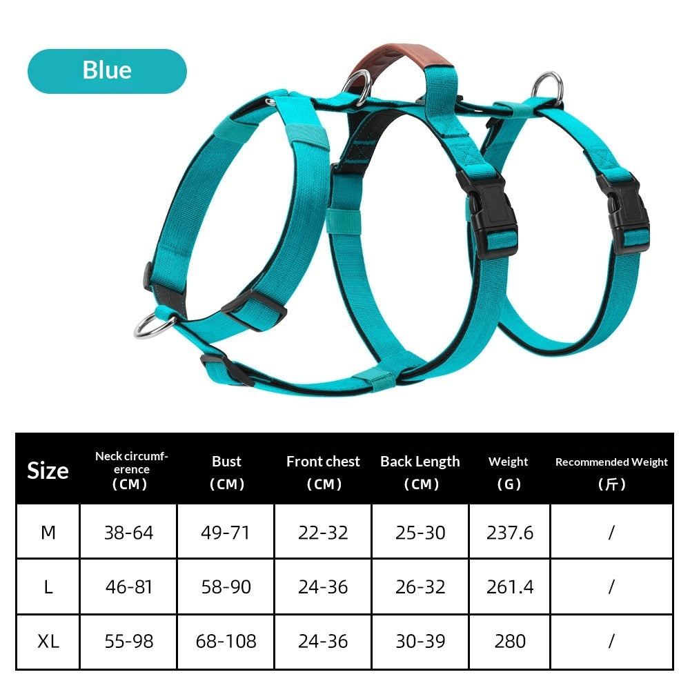 Anti-Pull Dog Harness for Medium & Large Dogs — Adjustable Walking Vest
