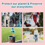 Eco-Friendly Compostable Dog Poop Bags — Thick & Leak-Proof