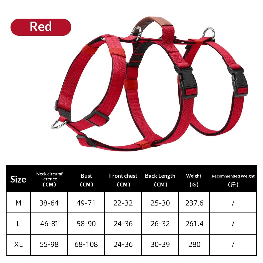 Anti-Pull Dog Harness for Medium & Large Dogs — Adjustable Walking Vest