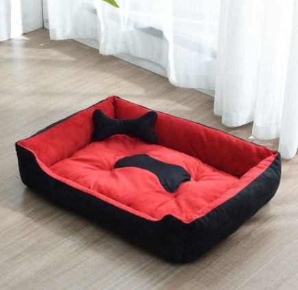All-Season Dog Kennel Bed Mat — Soft Sleeping Pad for Small & Medium Dogs