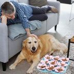Silicone Dog Lick Mat with Suction Cup — Calming Slow Feeder Pad for All Breeds