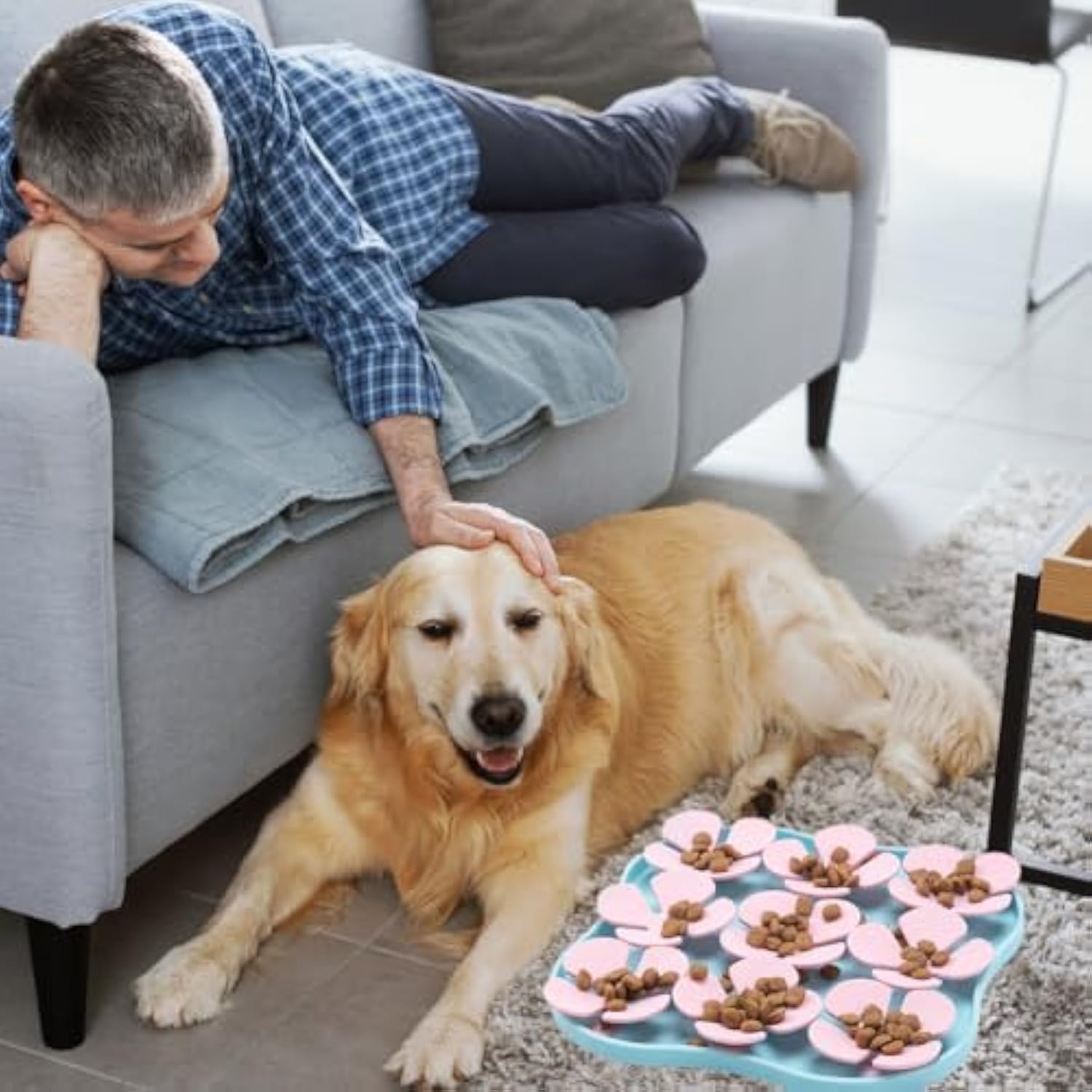 Silicone Dog Lick Mat with Suction Cup — Calming Slow Feeder Pad for All Breeds