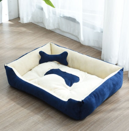 All-Season Dog Kennel Bed Mat — Soft Sleeping Pad for Small & Medium Dogs