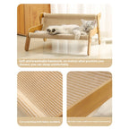 Integrated Cat Scratch Board — Scratch-Resistant Litter Area Mat