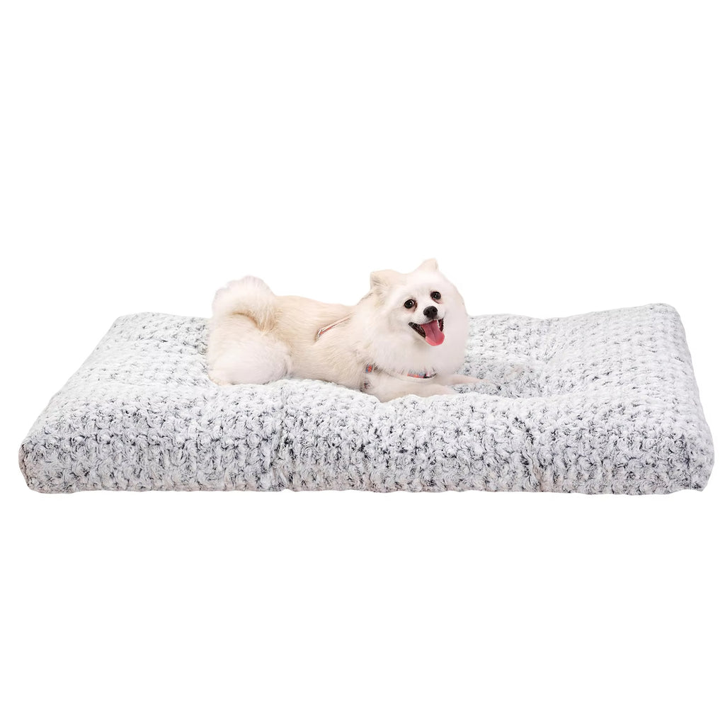 Washable Plush Dog Bed Mat — Anti-Slip Sleeping Pad for All Sizes