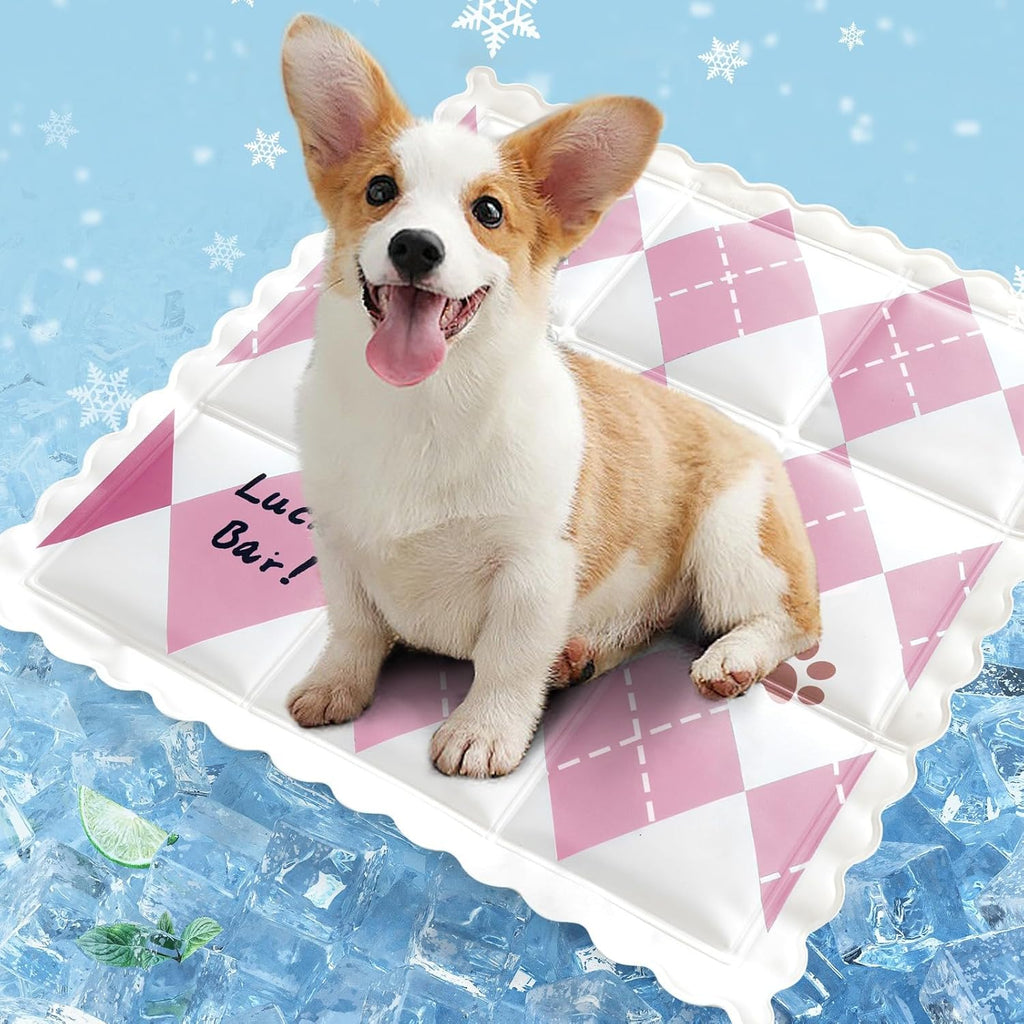 Cooling Gel Pet Mat — Summer Ice Pad Sleeping Mat for Dogs & Cats