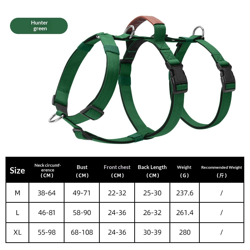 Anti-Pull Dog Harness for Medium & Large Dogs — Adjustable Walking Vest