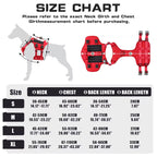 Tactical No-Pull Dog Harness With Dual Handles — Reflective, Large Dogs