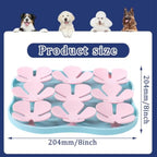 Silicone Dog Lick Mat with Suction Cup — Calming Slow Feeder Pad for All Breeds