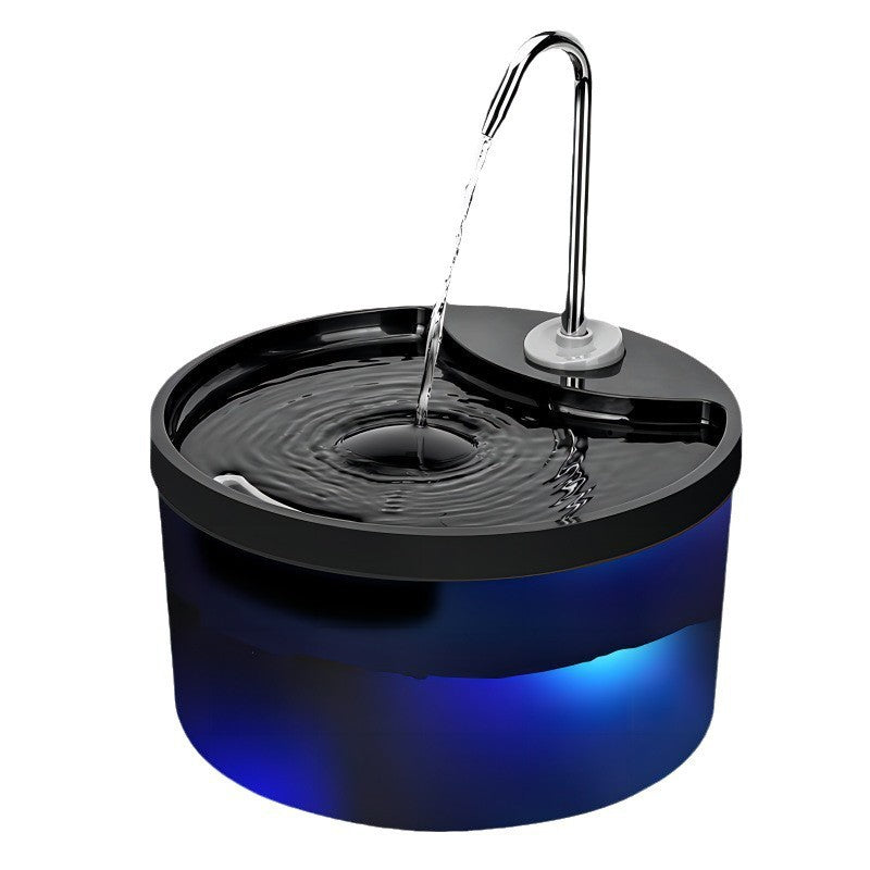 Self-Circulating Filtered Pet Water Fountain — Silent & Continuous Flow