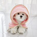 Microfiber Pet Bathrobe — Lightweight Quick-Dry Towel Robe for Dogs & Cats