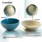 Silicone Dog Slow Feeder Bowl & Lick Mat — 2-in-1 Interactive Mealtime Toy