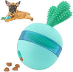 Durable Rubber Dog Puzzle Ball — Interactive Treat-Dispensing Chew Toy