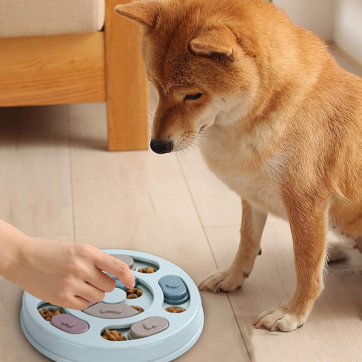 Interactive Dog Puzzle Toy — IQ Training Treat Dispenser Ball