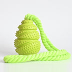 Rubber Treat-Dispensing Dog Toy — Durable Interactive Chew Ball