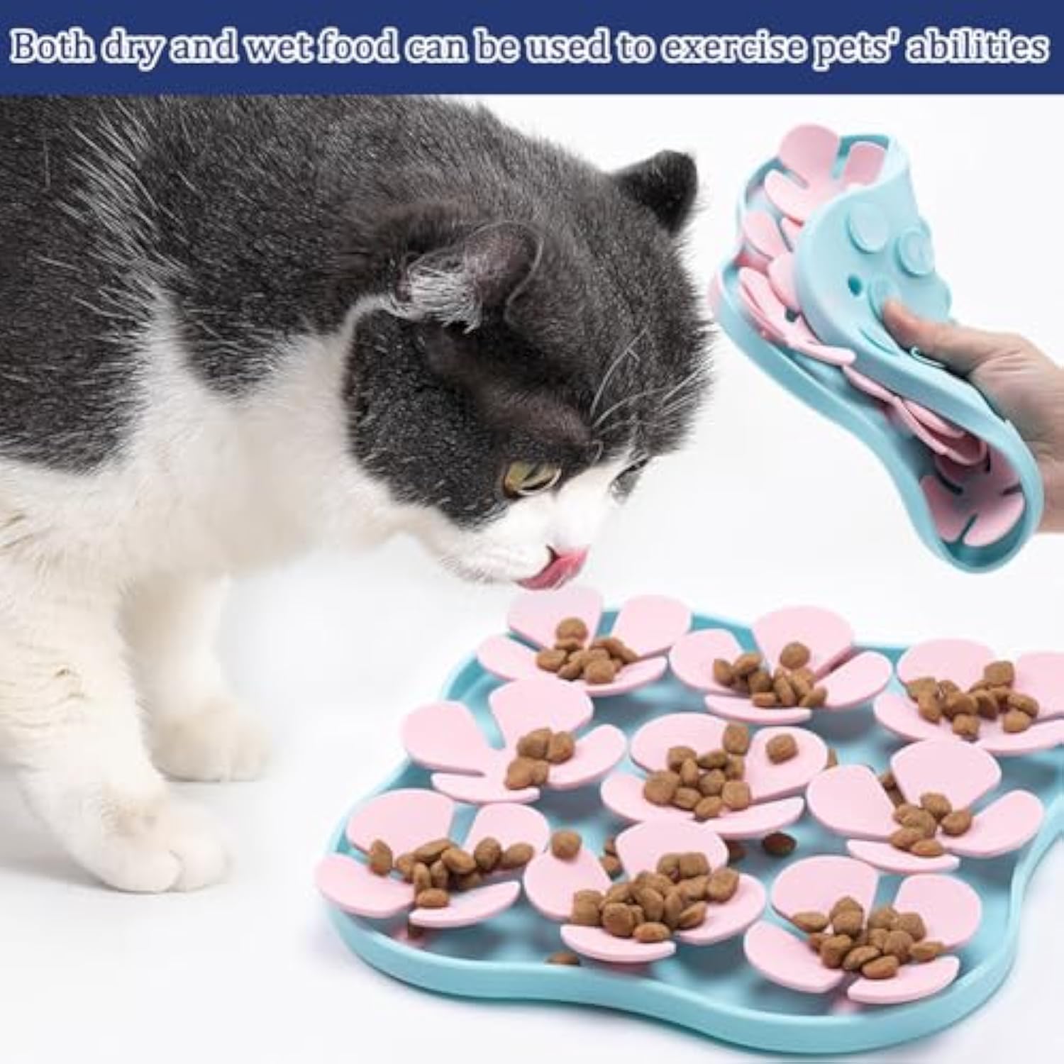Silicone Dog Lick Mat with Suction Cup — Calming Slow Feeder Pad for All Breeds