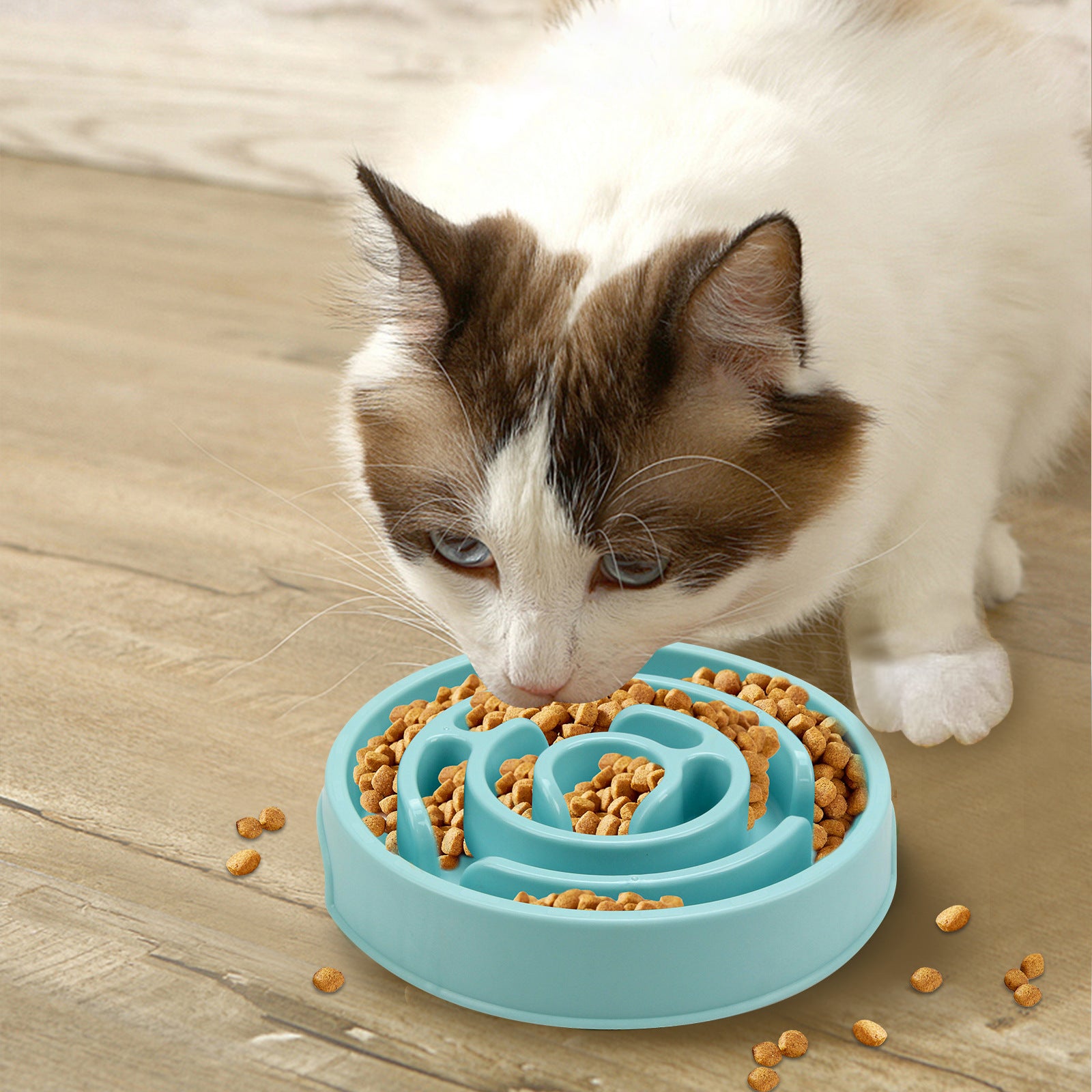 Silicone Slow Feeder Dog Bowl — Anti-Choking Puzzle Bowl for Healthy Eating