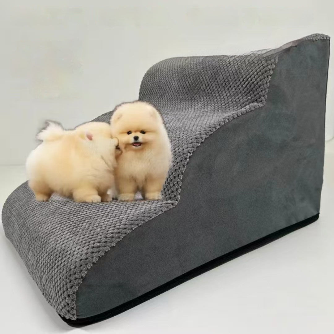 Dog Sofa Bed with Ladder — Step-Up Couch Style Bed for Small & Medium Dogs